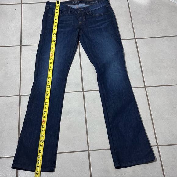 Guess Women Dark Blue Denim Jeans Britney Boot size 28 - Picture 8 of 9